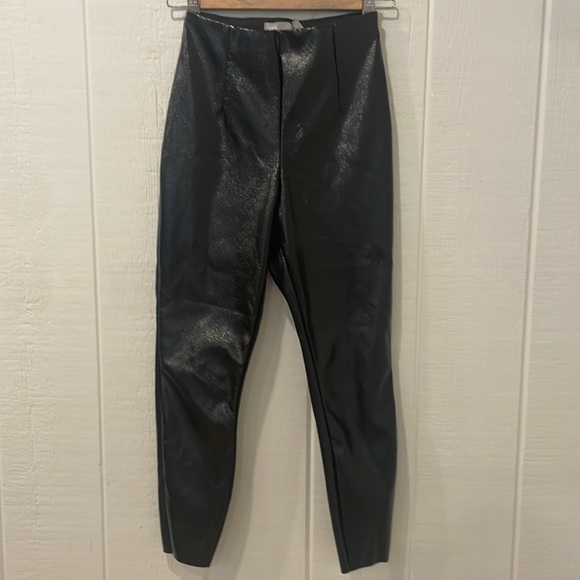 ASOS Black PVC pants size 2 - Picture 6 of 8